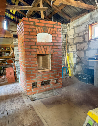 Moodulkorstna ehitus ja siibri paigaldus