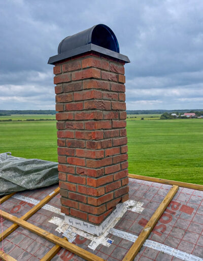 Isokern moodulkorstna ehitus ja ühendamine tunnelahjuga