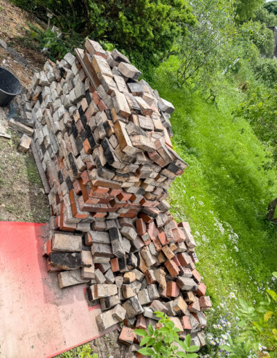 Moodulkorstna paigaldus ja ahju vundamendi rajamine