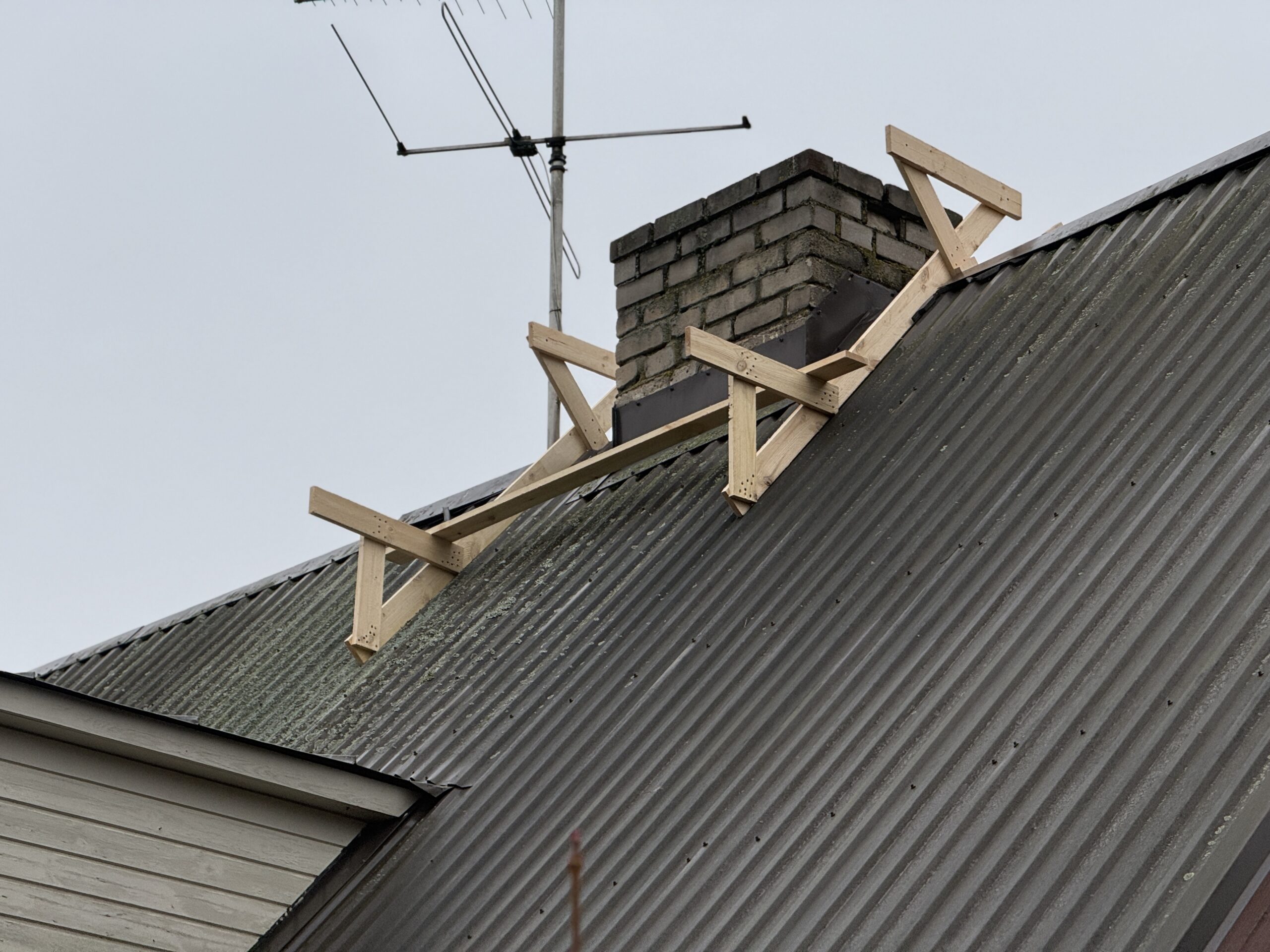 korstna renoveerimine raplamaal vana korstnapitsi lammutamine